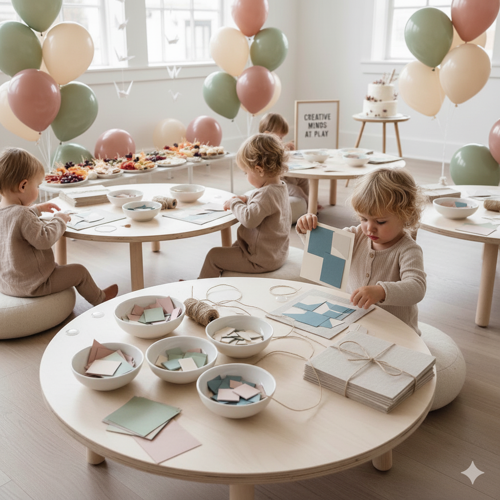 Mini Makers Studio Birthday at Hello Huckleberry